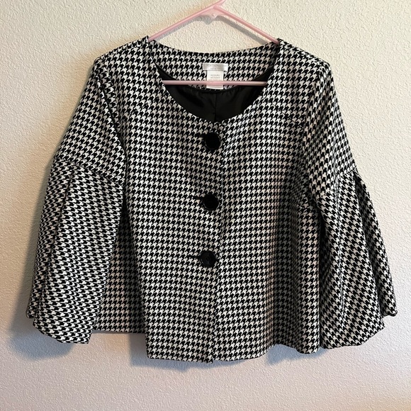 Worthington Jackets & Blazers - Worthington Houndstooth Jacket Size Medium